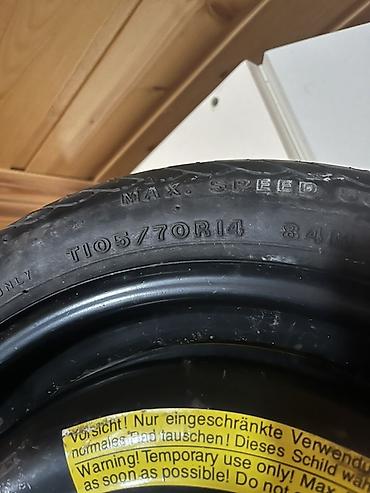 velosiped diski: Məhsul: Avtomobil üçün “donut” tipli ehtiyat təkər və disk (komplekt) — 2