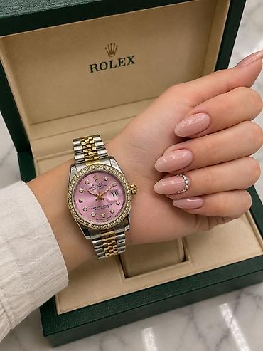 kəfkirli saat: Yeni, Qol saatı, Rolex, rəng - Çəhrayı — 9