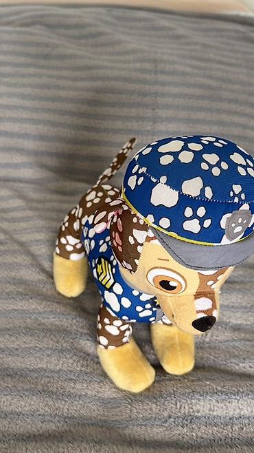 nişan donu: Paw Patrol mövzusunda yumşaq oyuncaq it fiquru - Dizayn: mavi “paw” — 3