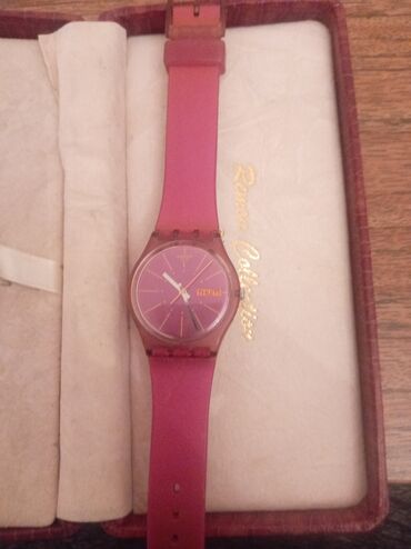 Qol saatları: Qol saatı, Swatch, rəng - Çəhrayı — 4