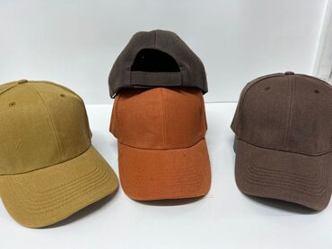 мужские кепка: Однотонные кепки липучки, только оптом по 130сом, минимальный заказ