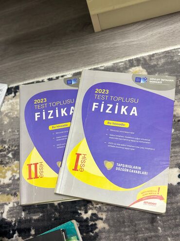 informatika kitab: Məhsul: 2023 “Test Toplusu – Fizika” (DİM) – I və II hissə
