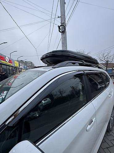 Ветровики на SUBARU ASCENT с никелем