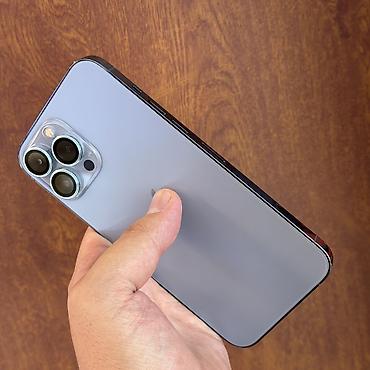 air 13: IPhone 13 Pro Max, Б/у, 128 ГБ, Pacific Blue, Чехол, 100 % — 9