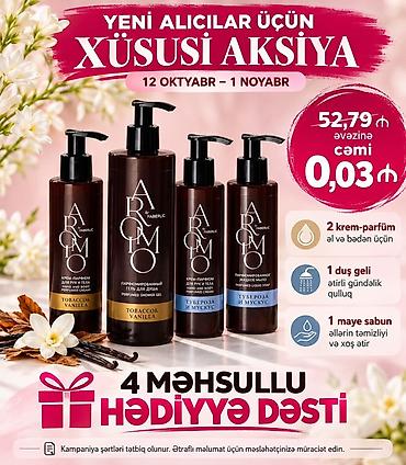 topdan paltar: FABERLIC – Yeni alıcılar üçün Xüsusi Aksiya 12 oktyabr – 1 noyabr — 1