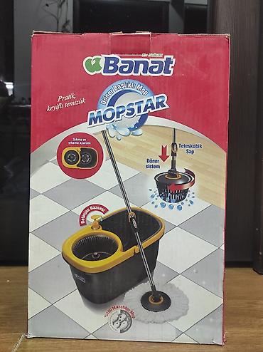 Тазалоо үчүн инвентарь: Вращающаяся швабра с ведром Banat MopStar Турецкий -С оригинальной — 1