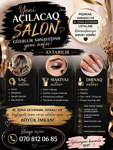 sac ustasiyam is axtariram: Yeni açılacaq salona öz əl işinə güvənən usdalar tələb olunur — 1