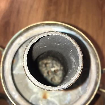rus lampası: Məhsul: Antik mis samovar, dekorativ və funksional çay dəmləyən — 4