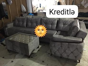 Divanlar: Künc divan, Yeni, Nabuk, Şəhərdaxili pulsuz çatdırılma — 1