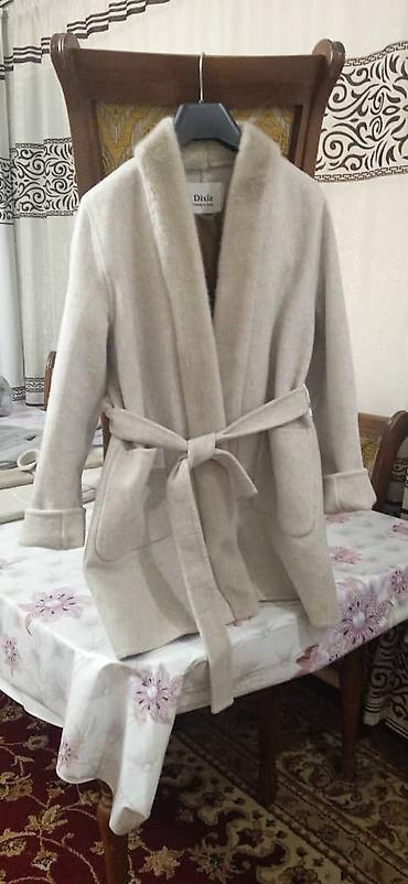 Пальто: Пальто, Халат, Зима, Короткая модель, С поясом, L — 4