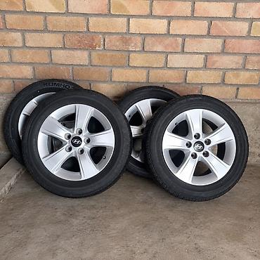 r17 hyundai: Колеса в сборе 195 / 65 / R 15, Лето, Б/у, Комплект, Легковые, Литые, отверстий - 5 — 1