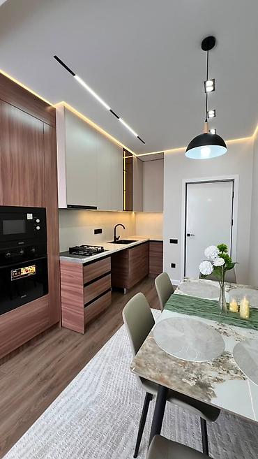 Продажа квартир: 1 комната, 40 м², Асанбай мкр Элитка, 13 этаж, Свежий ремонт — 2