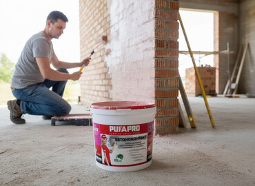 шпаклёвка для авто: Грунт адгезионный PUFAPRO Бетоноконтакт, предназначенный для наружных