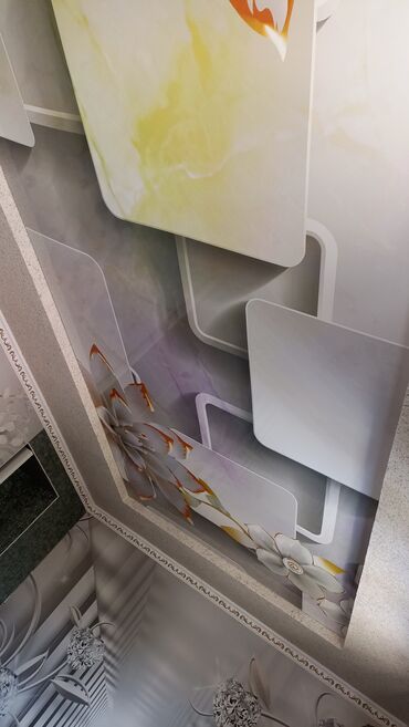 Натяжной потолок: Натяжной потолок Глянцевое, Матовое, 3D потолки Бесплатная консультация, Монтаж, Демонтаж — 2