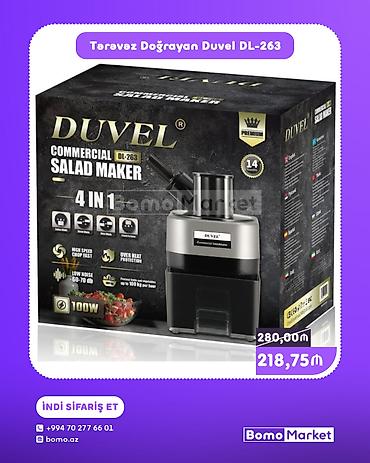 kubik gence: Duvel DL-263 Commercial Salad Maker – 4‑ü 1-də tərəvəz doğrayıcı — 1