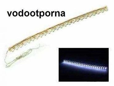 toki voki velikog dometa: Vodootporna LED traka za automobil – bela svetlost, 24 LED, dužina 24 — 3