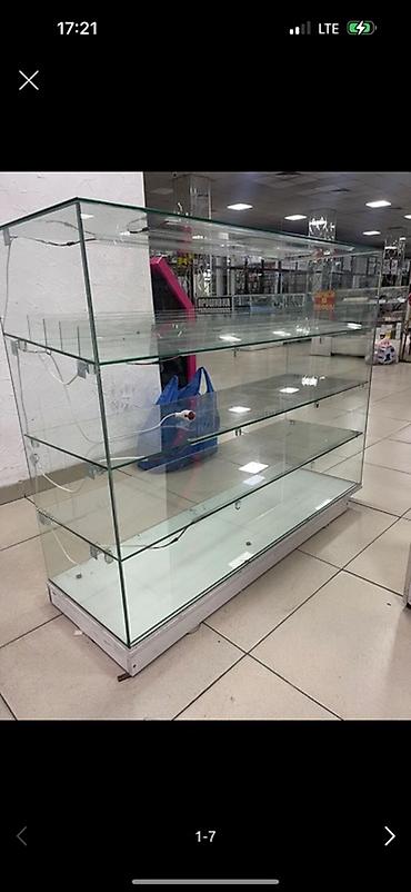 Витрины: Стеклянные торговые витрины для магазина/островка - Формат: напольные — 6
