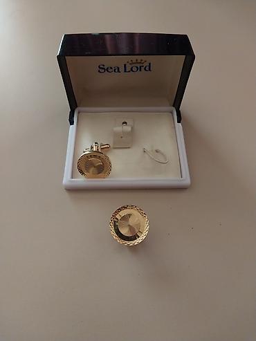 Aksesuarlar: Brend Sea Lord antikvar kişi manjet düymələri dəsti Çox redkiy və çox — 3