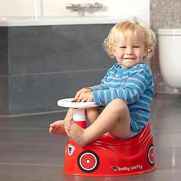 Ostali dečiji nameštaj: BIG Baby Potty – noša u obliku autića, crvena - Zabavan dizajn sa — 3
