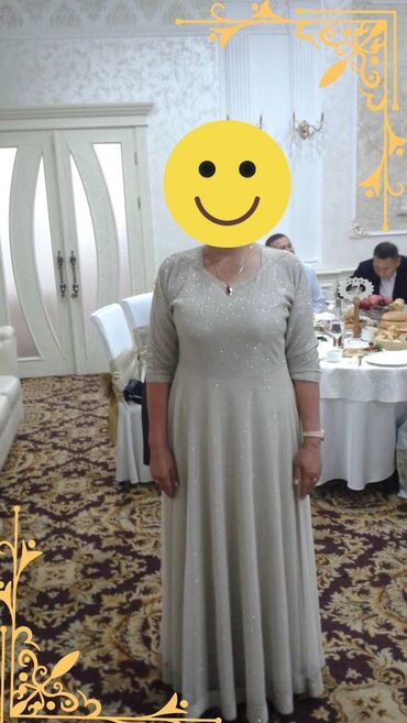 платия женский: Бальное платье, Длинная модель, 5XL (EU 50), 6XL (EU 52), В наличии