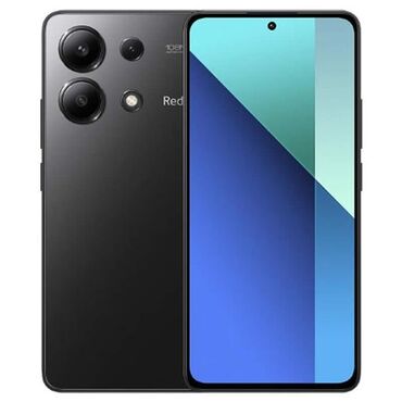 бу телефоны в бишкеке редми: Redmi, Redmi Note 13, Колдонулган, түсү - Кара