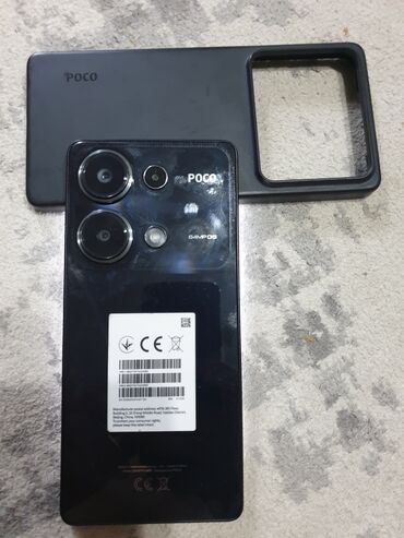 телефон w: Poco M6 Pro, Колдонулган, 512 ГБ, түсү - Кара, 1 SIM, 2 SIM
