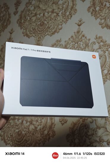 телефон бук: Чехол книжка и подставка для планшета Xiaomi Pad 7/7 Pro, цвет черный