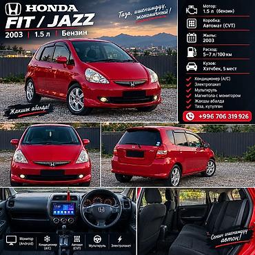 фит последушим выкубом: Honda Fit: 2003 г., 1.5 л, Вариатор, Бензин, Хэтчбэк — 1