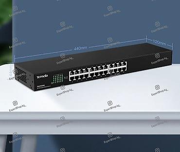 Модемы и сетевое оборудование: Гигабитный хаб Tenda TEG1024G - это неуправляемый коммутатор, который — 4