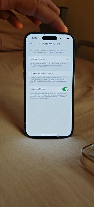 hdd yaddaş: IPhone 14 Pro, 256 GB, Simsiz şarj, Face ID