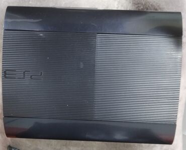 PS3 (Sony PlayStation 3): Ps3 super slim 500gb yataşla konsol səliqəli istifafə olunub