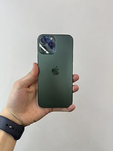 level up gb001: IPhone 13 Pro Max, Б/у, 256 ГБ, Alpine Green, Защитное стекло, Чехол, 83 % — 2