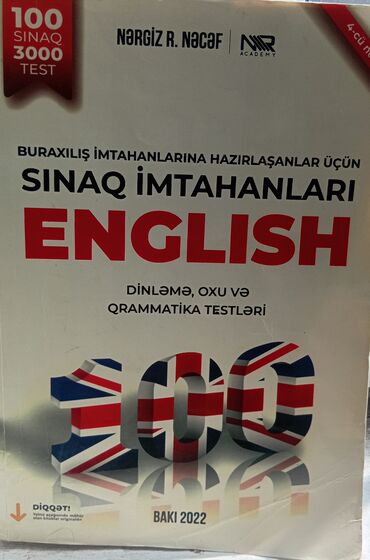 2 ci sinif ucun sinaq testleri: İngilis dili Testlər 11-ci sinif, 2-ci hissə, 2022 il