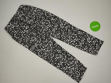 czarne cargo pull and bear: SZACHOWNICA, Spodnie materiałowe damskie, rozmiar S — 3