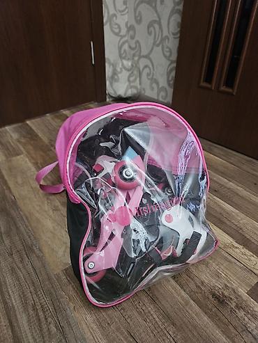 İdman və istirahət: Uşaq üçün tam roller dəsti Komplekt: - Tənzimlənən uşaq rollerskates — 3