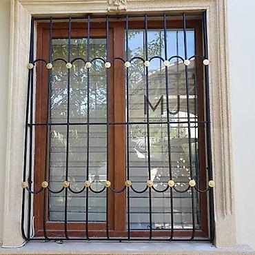 balon boya: Dəmir pəncərə/balkon barmaqlığı - Material: qalın divarlı, qaynaqla — 6