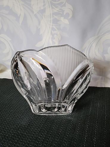 Činije: Cinija kristal,rucni rad,mat.delovi Jugoslavija 70te. Cinija pun — 4