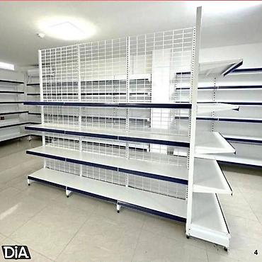 2100: Стеллажи сборные металлические, стеллаж полки для магазинов, Торговые — 7