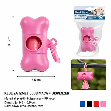 KMT Vreće za otpad za kućne ljubimce sa omotom 2703191 Praktičan set