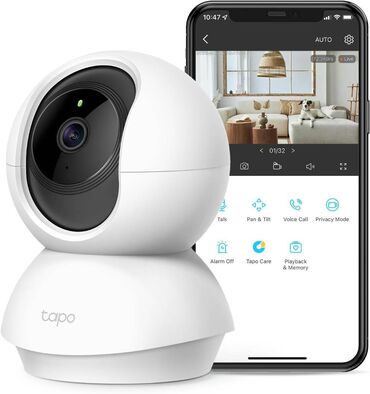 скрыты камера: Müşahidə kamerası "Tapo TP-Link 2K C210-C211" ✅ Brend: TP-Link. ✅