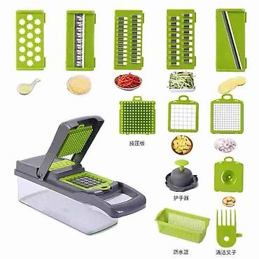 овощи резка: Многофункциональная овощерезка Veggie Slicer с контейнером и набором — 5