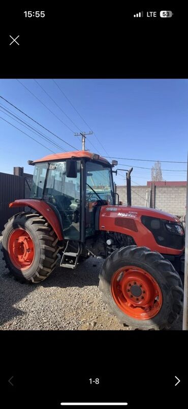 Другие тракторы: Трактор Kubota M9540 с кабиной + навесное - Колесный трактор с