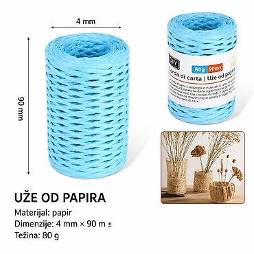 KMT Papirni kanap u valjku 80 g, tirkizno plavi – 90 m Opis: -