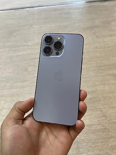 Уюлдук телефондор жана аксессуарлар: IPhone 13 Pro, Колдонулган, 128 ГБ, Sierra Blue, Каптама, 90 % — 1