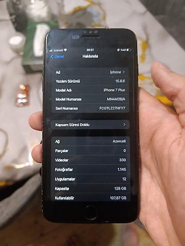 ayfon 7 plas: IPhone 7 Plus, 128 GB, Jet Black, Barmaq izi — 4