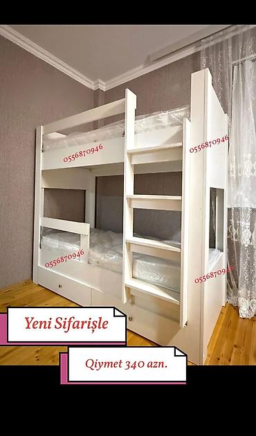 ruminya mebeli: Oğlan və qız üçün, Yeni, Çarpayı, Matras ilə, Siyirməli, Laminat — 5