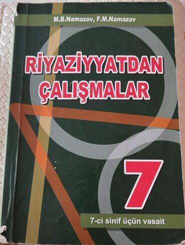 kitab roman: Namazov Riyaziyyat çalışma kitabı. 3 manata saturam. İşlənib təbii ki