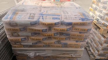 Сухая строительная смесь Alba EX SET 300, фасовка 25 кг. Материал