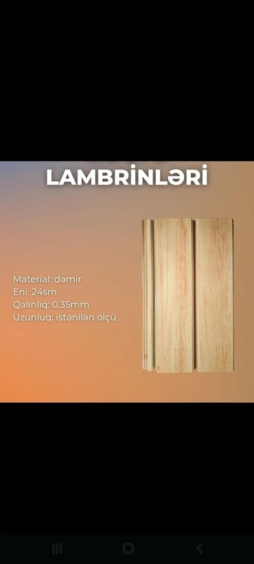 Profnastil: Metal dam örtükləri və tikinti materialları - Profil metal dam — 9