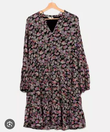 leprsave pantalone: Zara, Floral, color - Multicolored